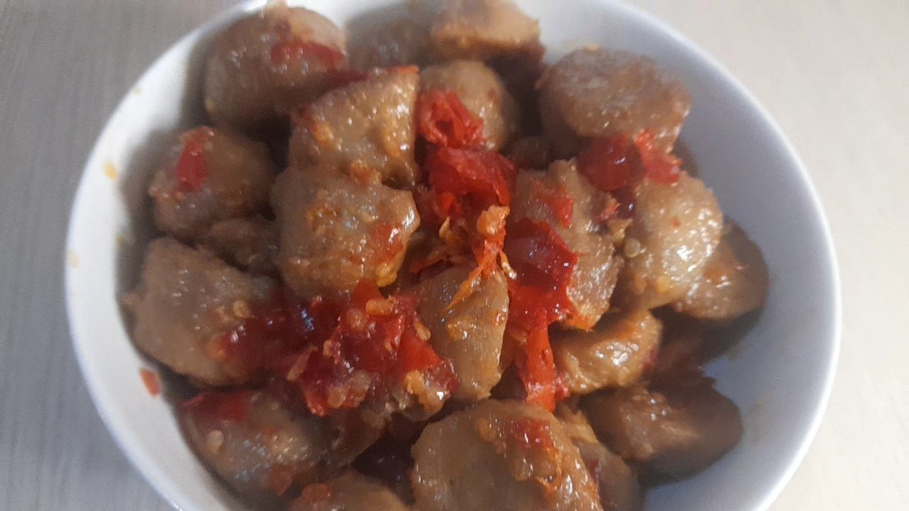 Sambalado Bakso Mantap || Resep Rumahan Sederhana