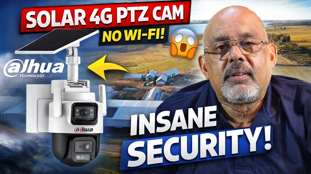 This SOLAR 4G PTZ Camera is INSANE 😱 Dahua WizColor 3+3MP Review (No WiFi Needed!)