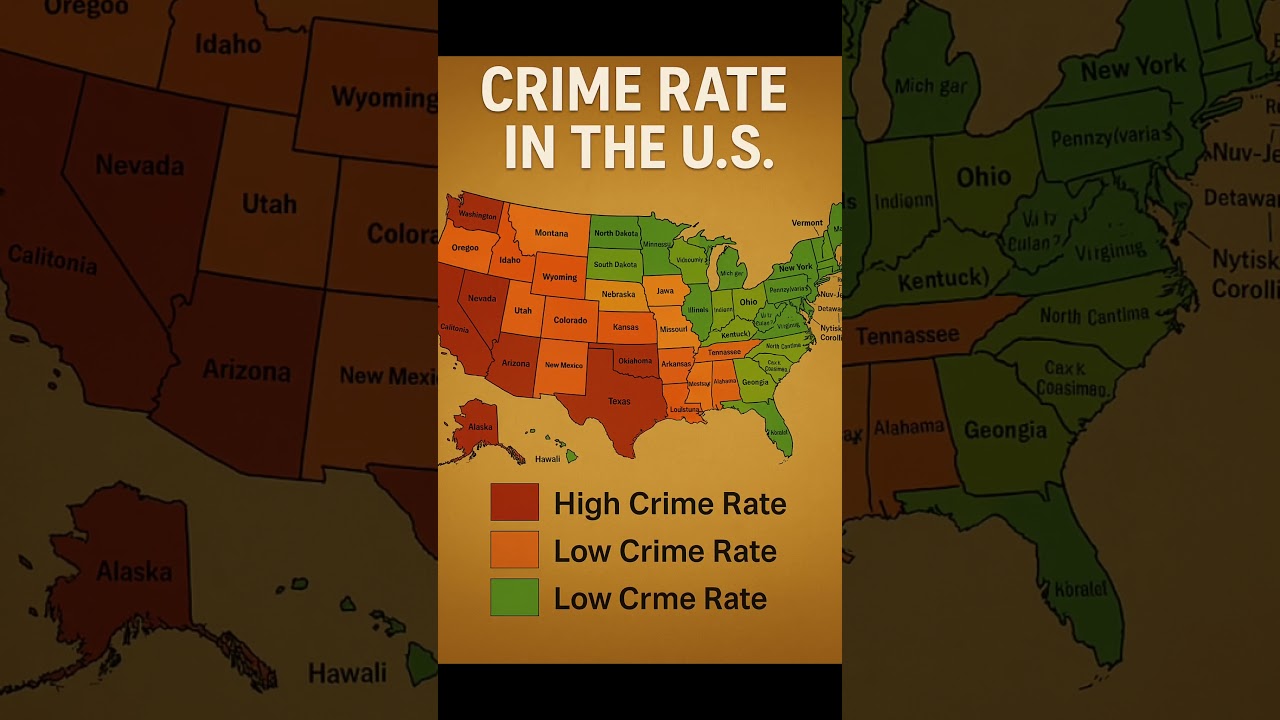 U.S. Crime Rates by State | Shocking State-by-State Data! #tradewar #news #usa #crime