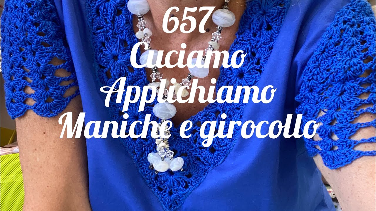 Cuciamo e applichiamo girocollo e maniche
