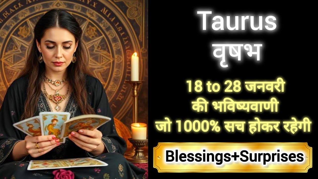 TAURUS 🎖️👑 वृषभ राशी  18 to 28 जनवरी 2026 💯🎊VRUSHABH Rashi JANUARY 2026🏆✨ #taurustarot 