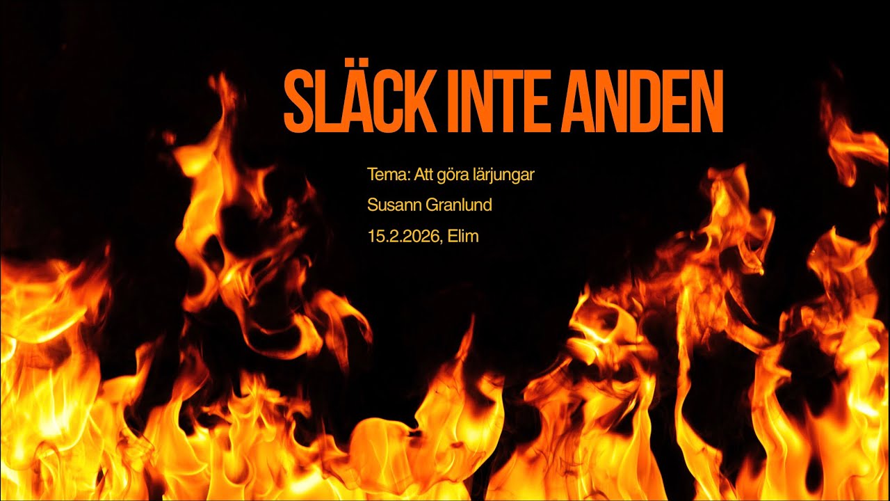 Släck inte Anden. | Susann Granlund | 15.2.2026