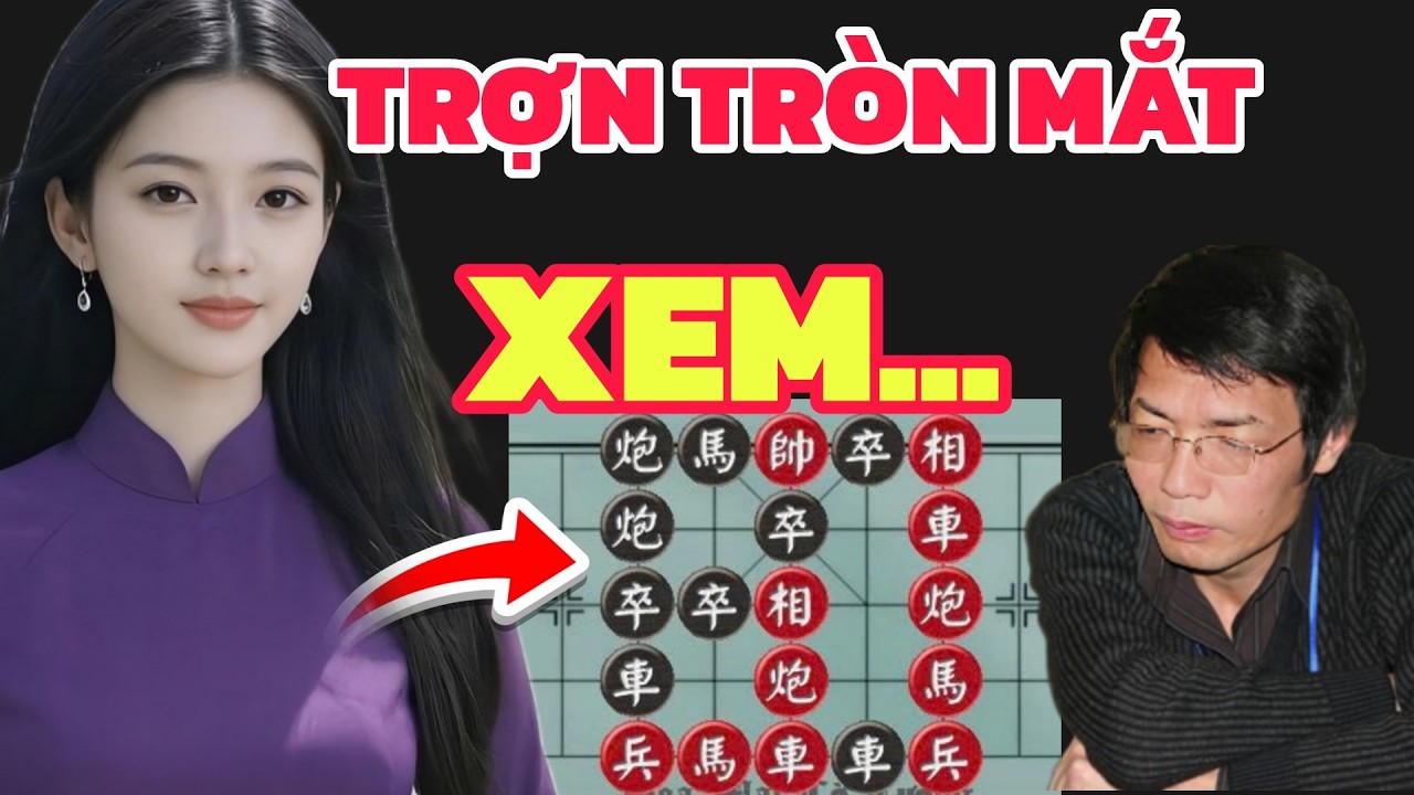 Cờ tướng | Vừa ra quân lao vào công sát Xe Pháo Mã phế như rạ