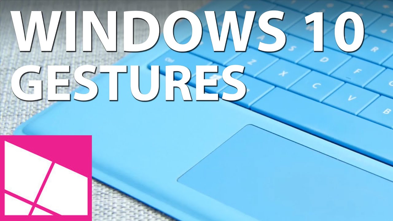 Жесты сенсорной панели Windows 10
