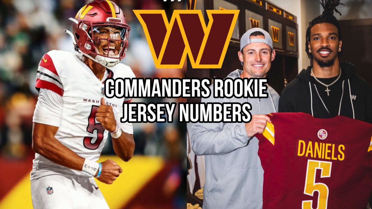 Jayden Daniels wearing #5 for the Commanders: Rookie Jersey Numbers Announced!