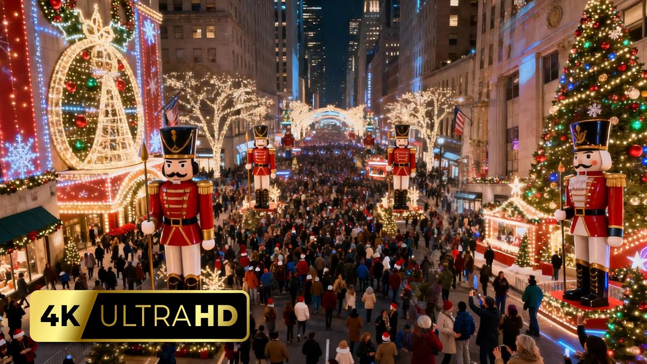 New York Holiday Walk 2025 - Showcase America's Grandest Christmas Scene [4K HDR]