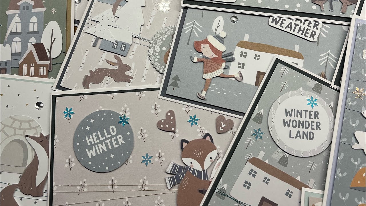 🎅 #Paper Craft Set von Action #Weihnachtskarten Paper Craftset #Actionpapier Karten basteln 🎅