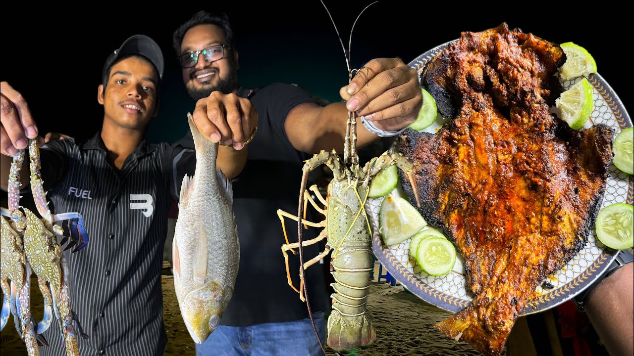 টিকটক স্টার রুবেলের কাছ থেকে ১১০০ টাকায় লবস্টার, কাকড়া, কোরাল 🔥 Budget Friendly Fish BBQ in Cox 👍