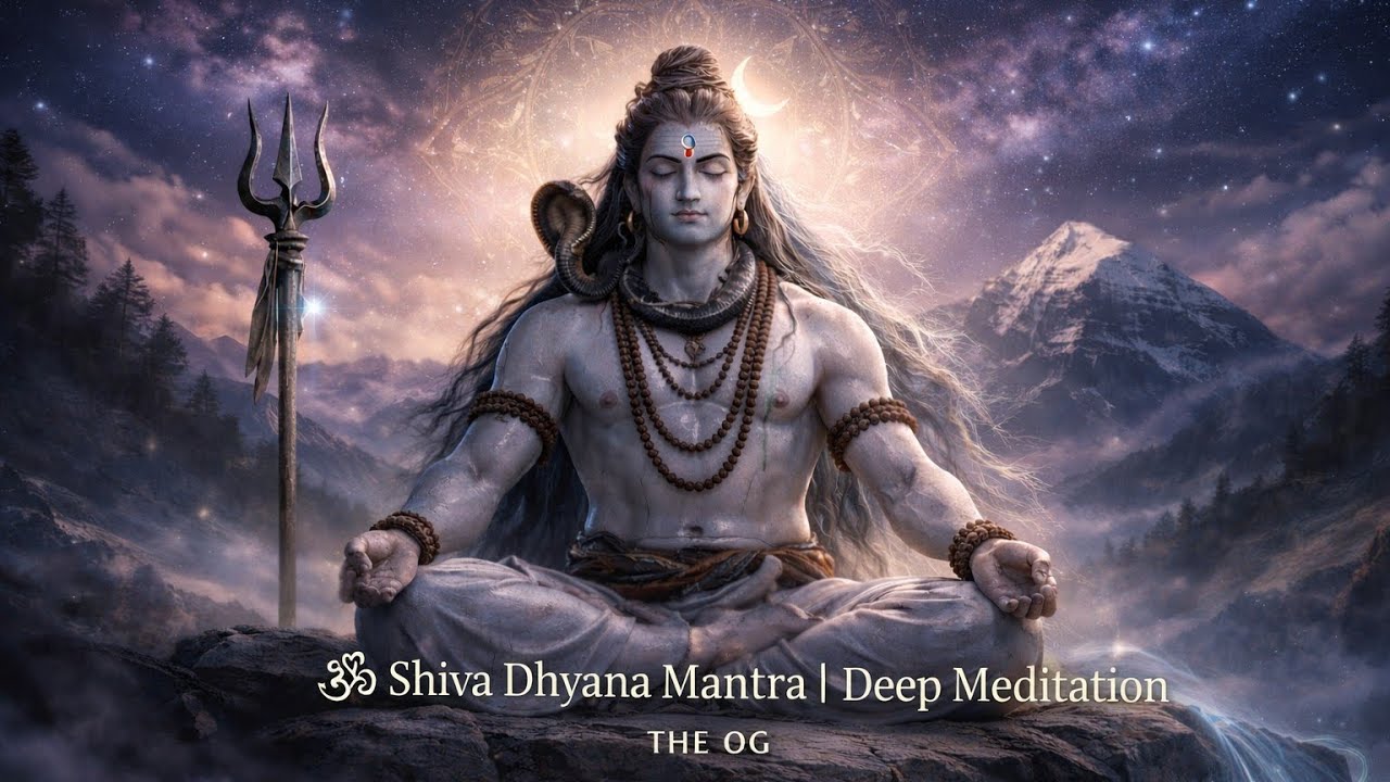 🕉️ Shiva Dhyana Mantra | Deep Meditation | Karpura Gauram | THE OG
