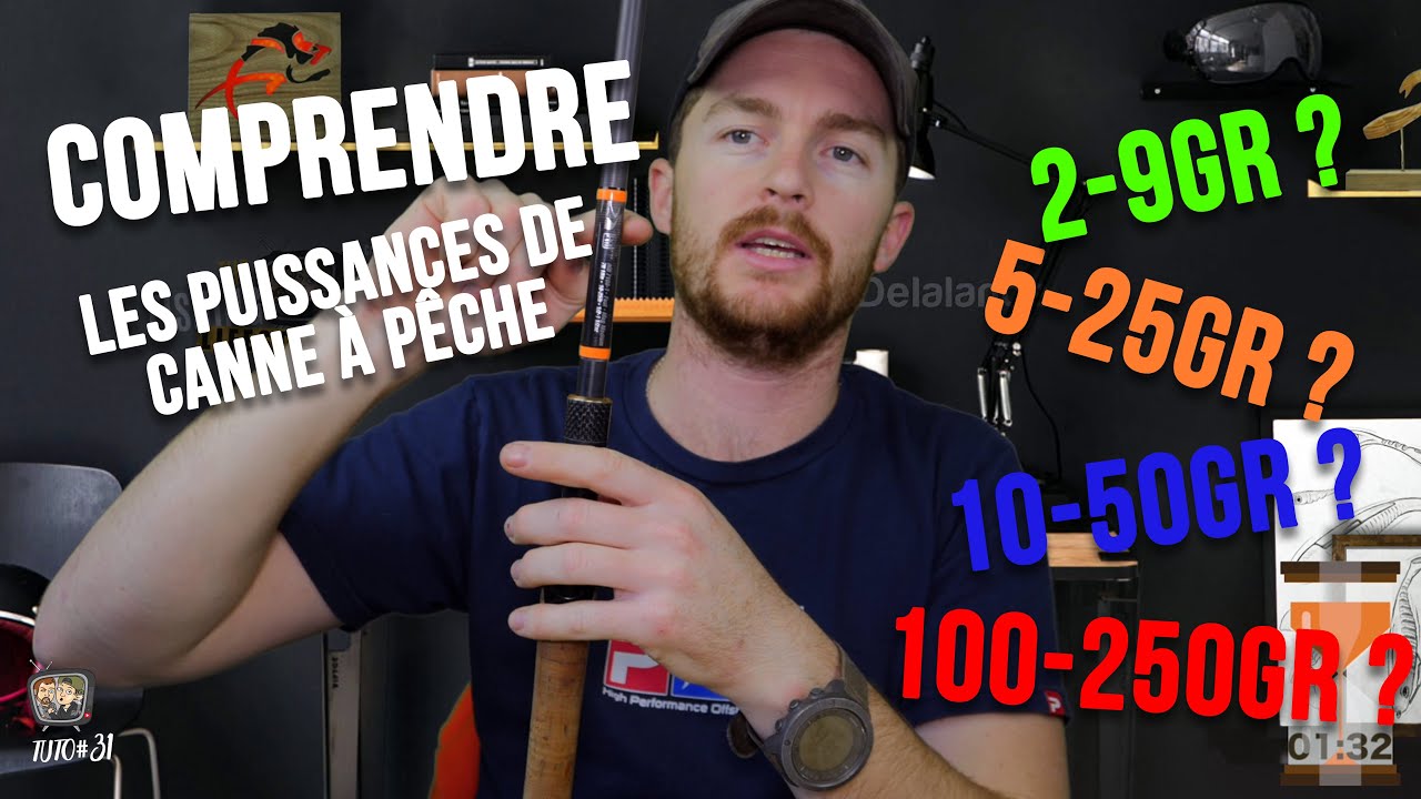 🎣 D&Eacute;BUTER la P&Ecirc;CHE : Comprendre les puissances de canne ! - Comment choisir une canne &agrave; p&ecirc;che ?