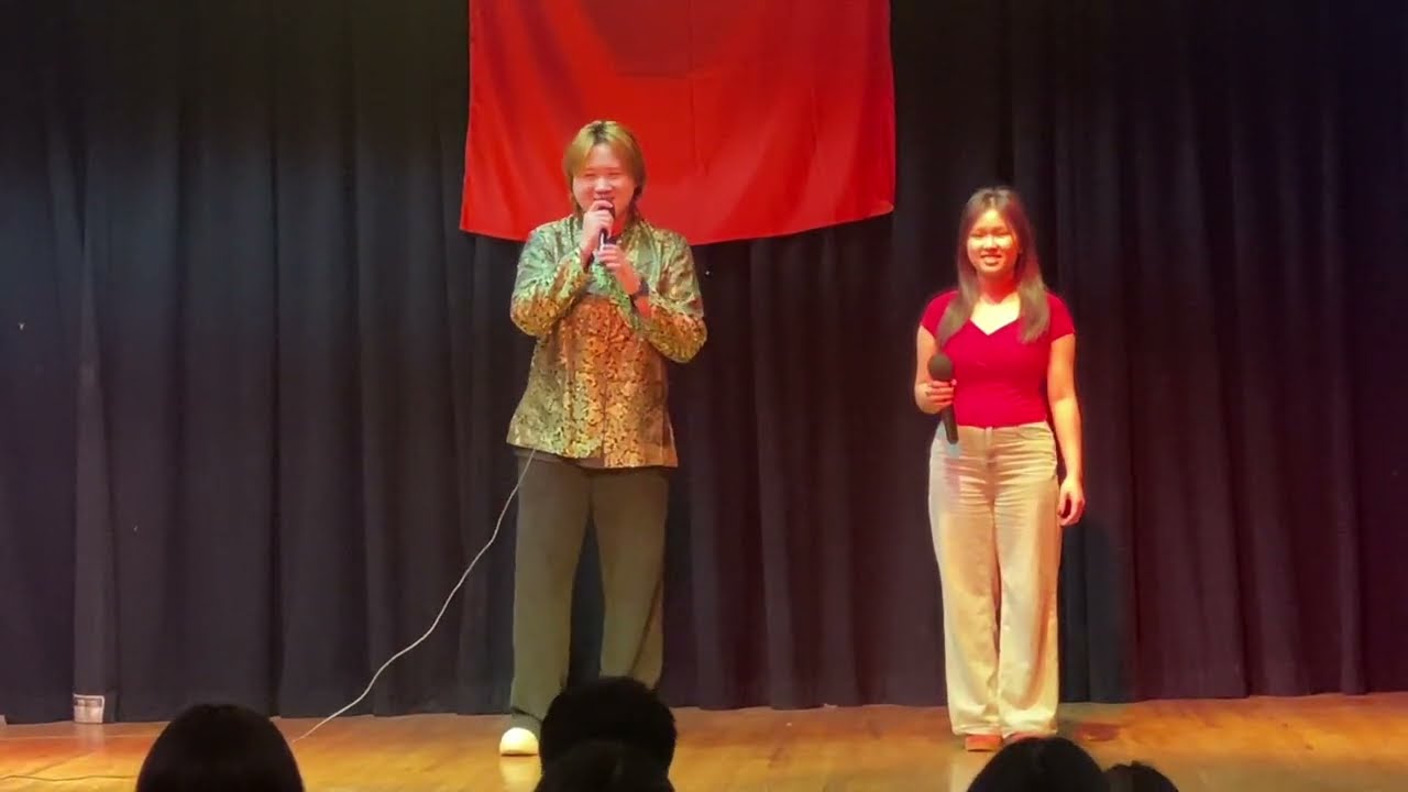 Tiffany and Justin sing to 