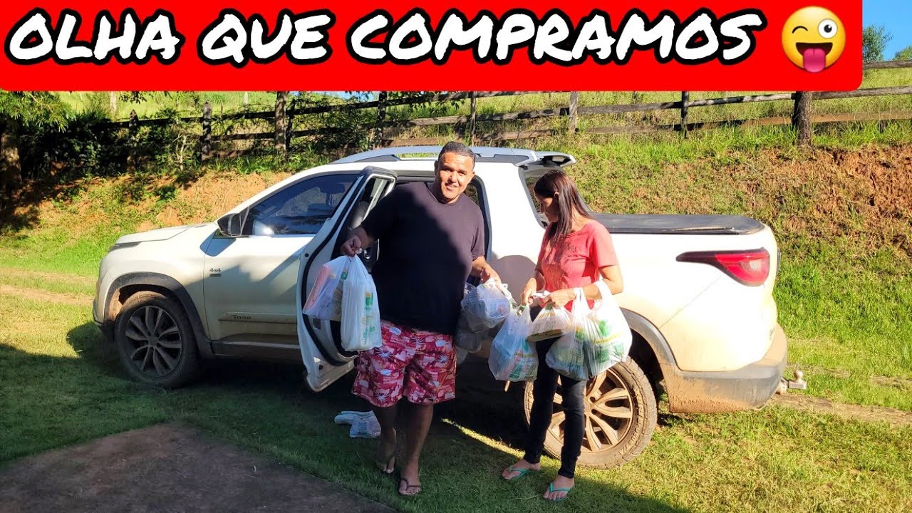 DEPOIS DE 20 DIAS CONFINADOS/FOMOS ATÉ A CIDADE🙏🏻OLHA ISSO QUE FOMOS BUSCAR