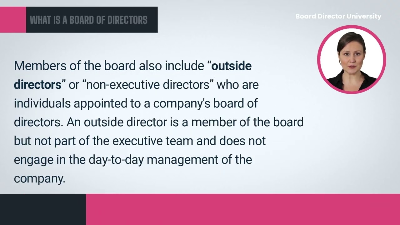 What is a Board of Directors