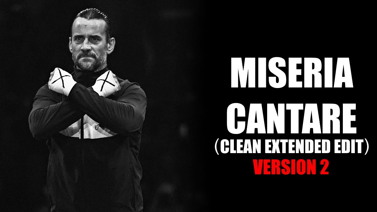 CM Punk ROH/AEW Revolution Theme - Miseria Cantare (Clean Extended Edit V2)