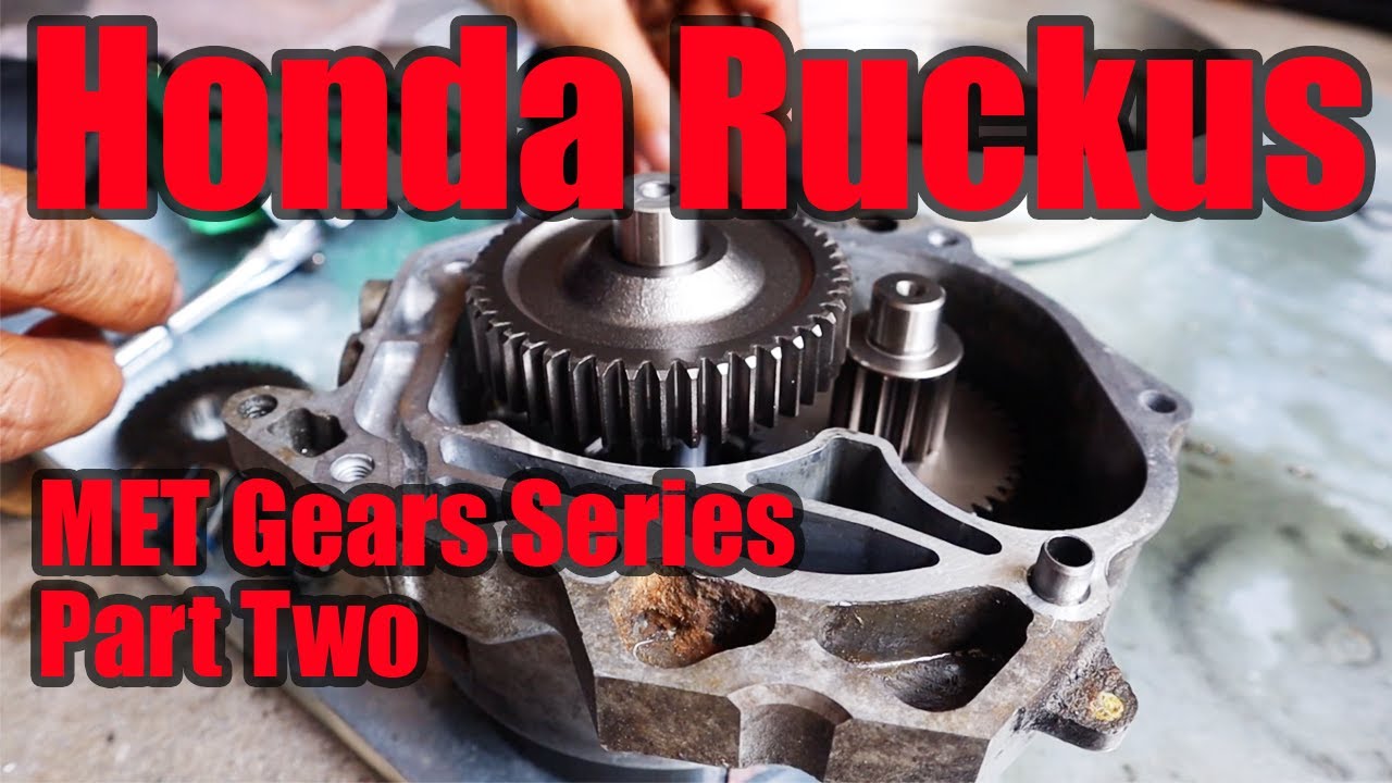 Putting the Met Gears on the Honda Ruckus #MetGears #HondaRuckus
