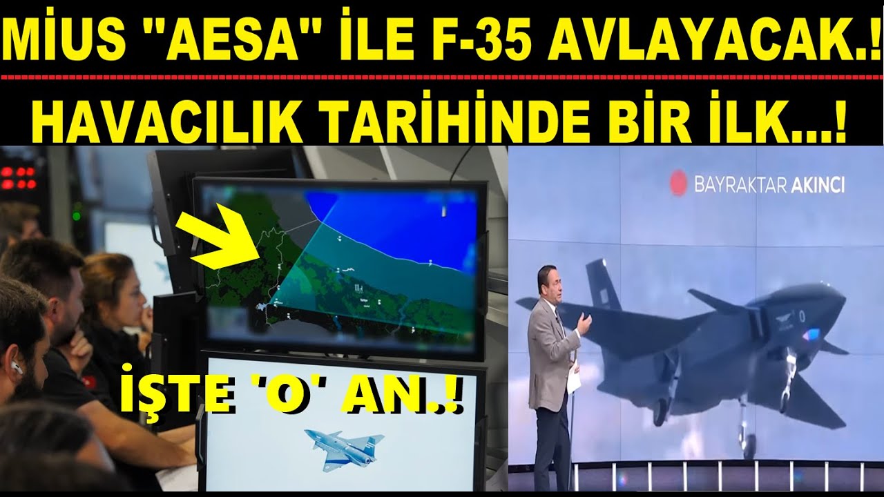 MİUS ''AESA'' İLE F-35 AVLAYACAK.! BİR İLKİ BAŞARDIK.!