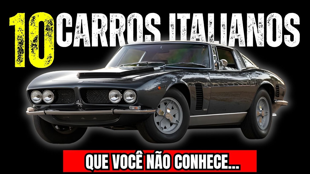 A Itália Além da Ferrari: 10 Marcas de Carros que Quase Sumiram da História