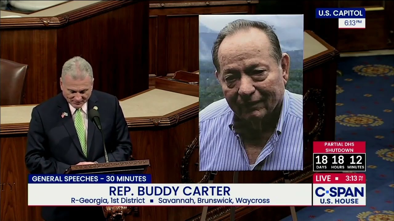 Rep. Carter Honors the Life and Legacy of Cecil C. Holt Jr.