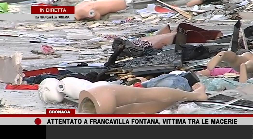 DIRETTA BOMBA A PALAZZO MUORE UNA PERSONA A FRANCAVILLA FONTANA