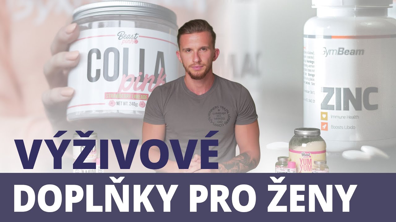 Výživové doplňky pro ženy 💋 | GymBeam | Fitness Academy