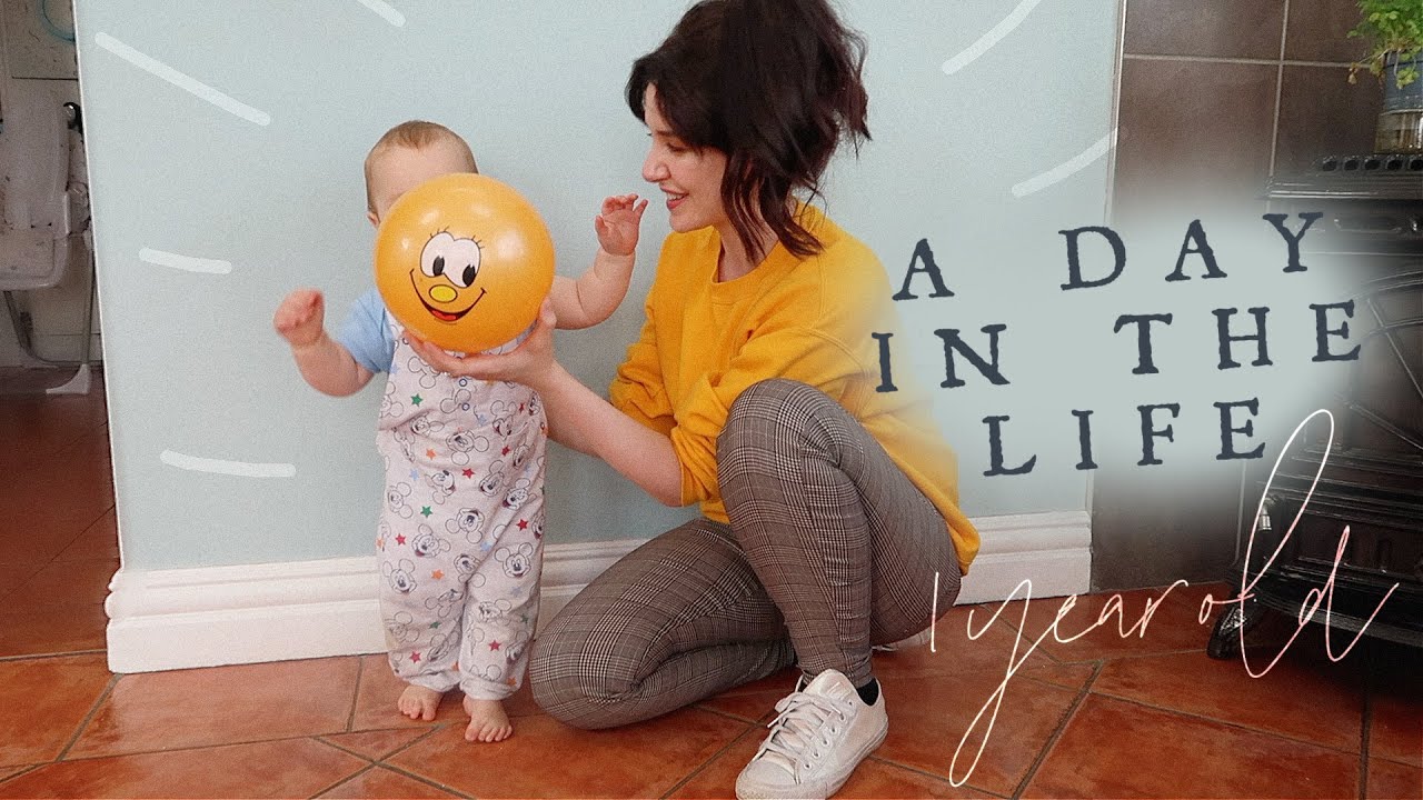 a day in the life with a one year old! (FULL 24 hour routine of a breastfed 12 month old toddler!)