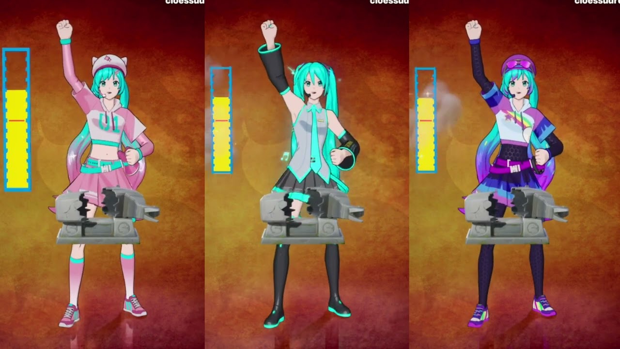 Gesto Emote Test Your Might Fortnite Hatsune Miku / Mortal Kombat