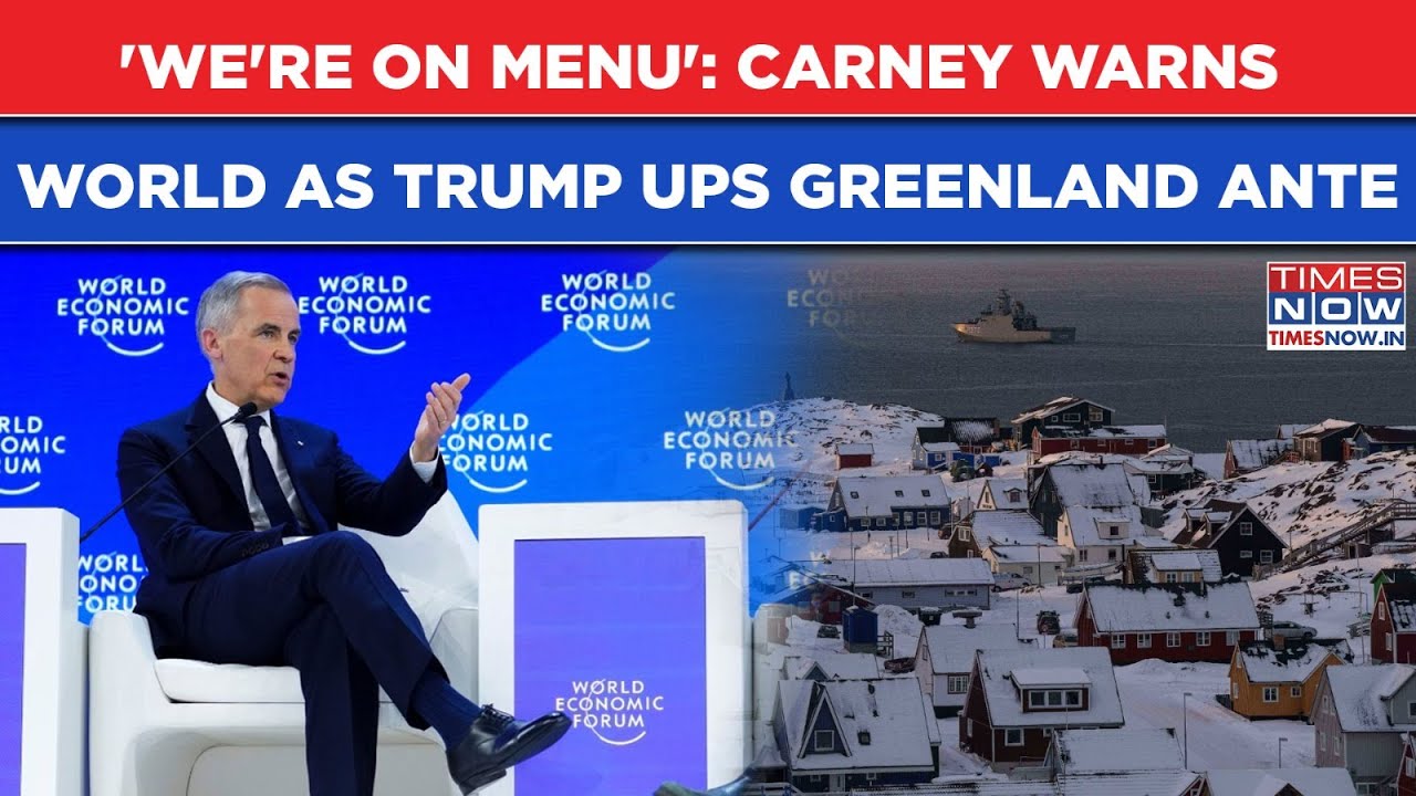 Carney Warns World 'We're On Menu' As Trump Ups Greenland Ante| Message For ‘Middle Powers' At Davos