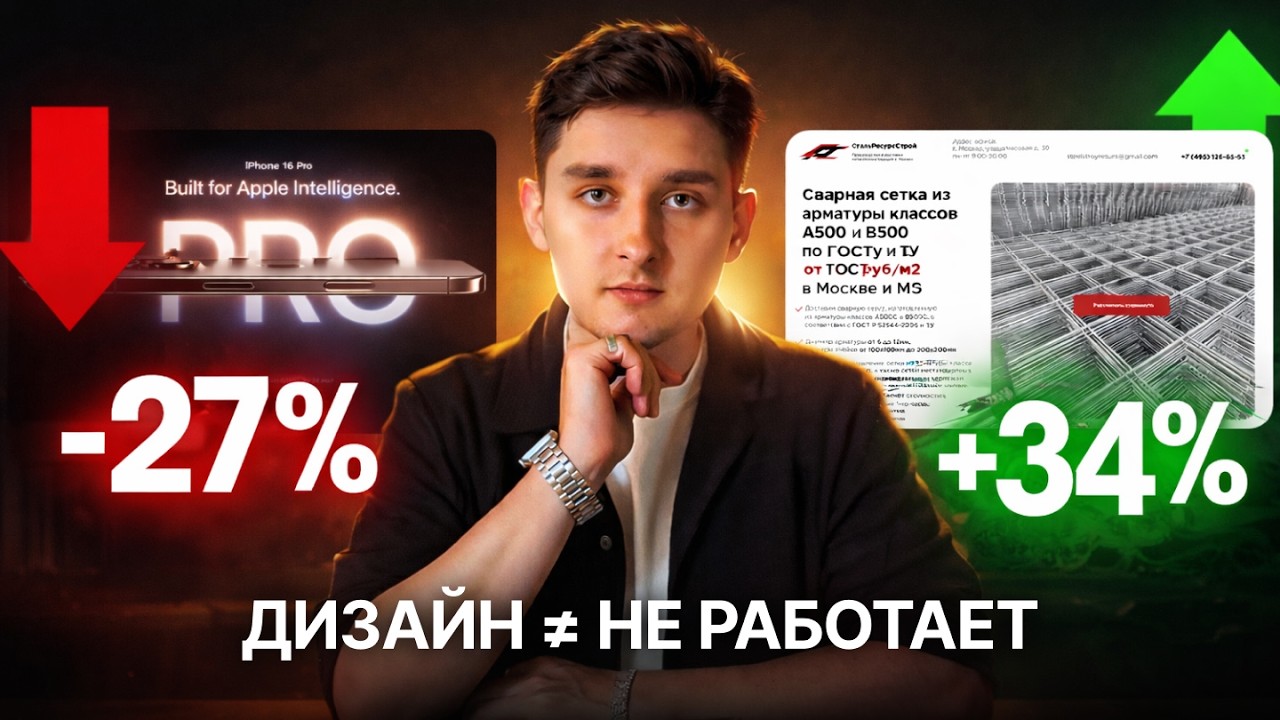 Красивые сайты больше НЕ продают! ПОЧЕМУ?