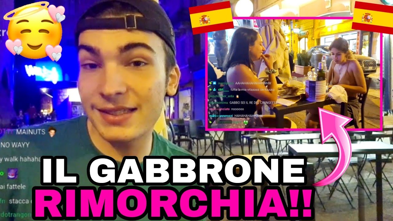 IL GABBRONE RlMORCHlA DUE RAGAZZE SPAGNOLE E STACCA LA LIVE PER...!!