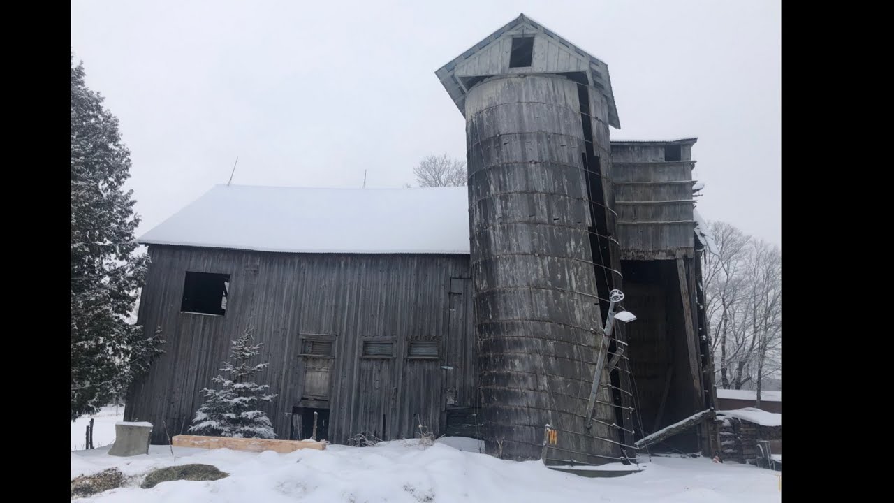 The Sauna Project--Part One- Taking down the silo