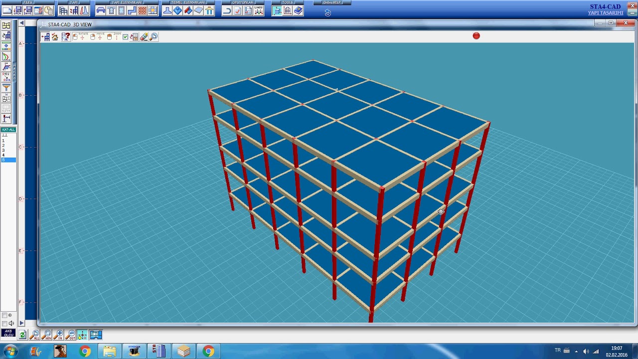 Sta4CAD Eğitim Videosu Ders 1 Part 3