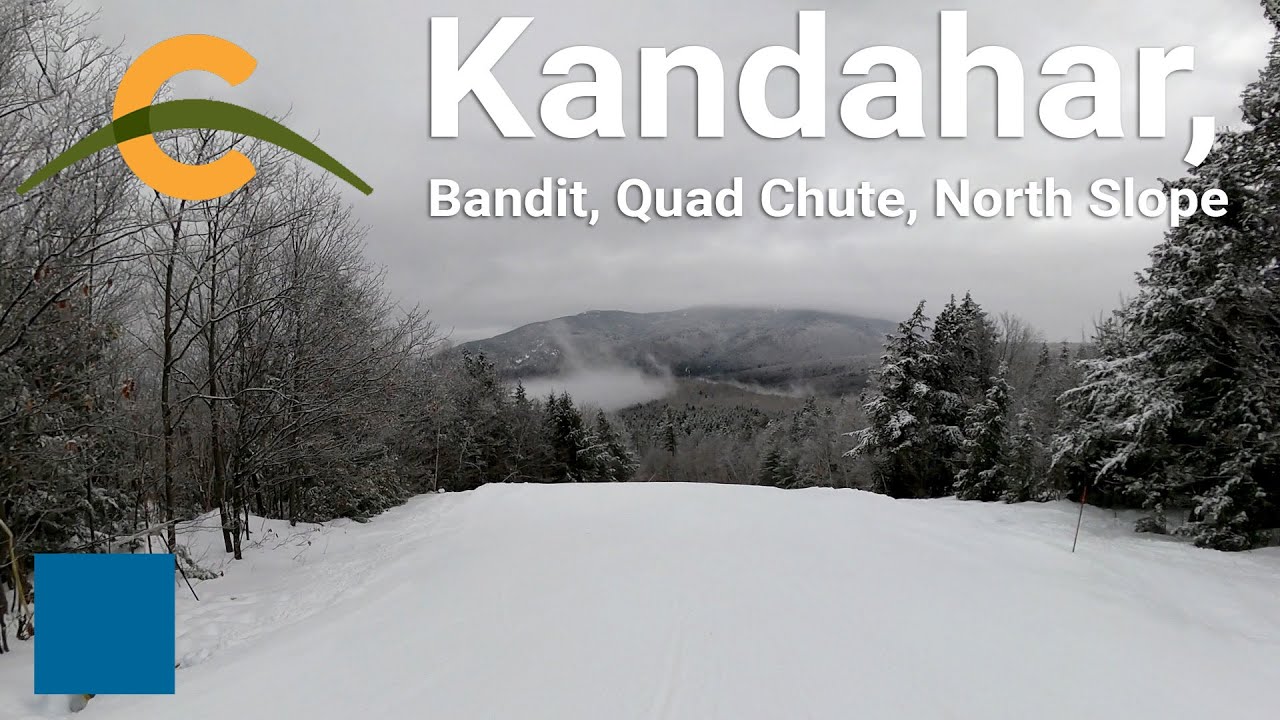 Cranmore - Kandahar to Bandit to Quad Chute to North Slope