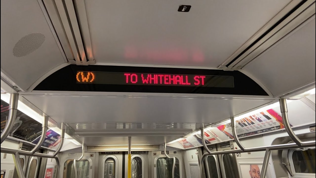 BMT Broadway Line: R160B Siemens (W) Train Ride from 14th Street-Union Square to Whitehall Street