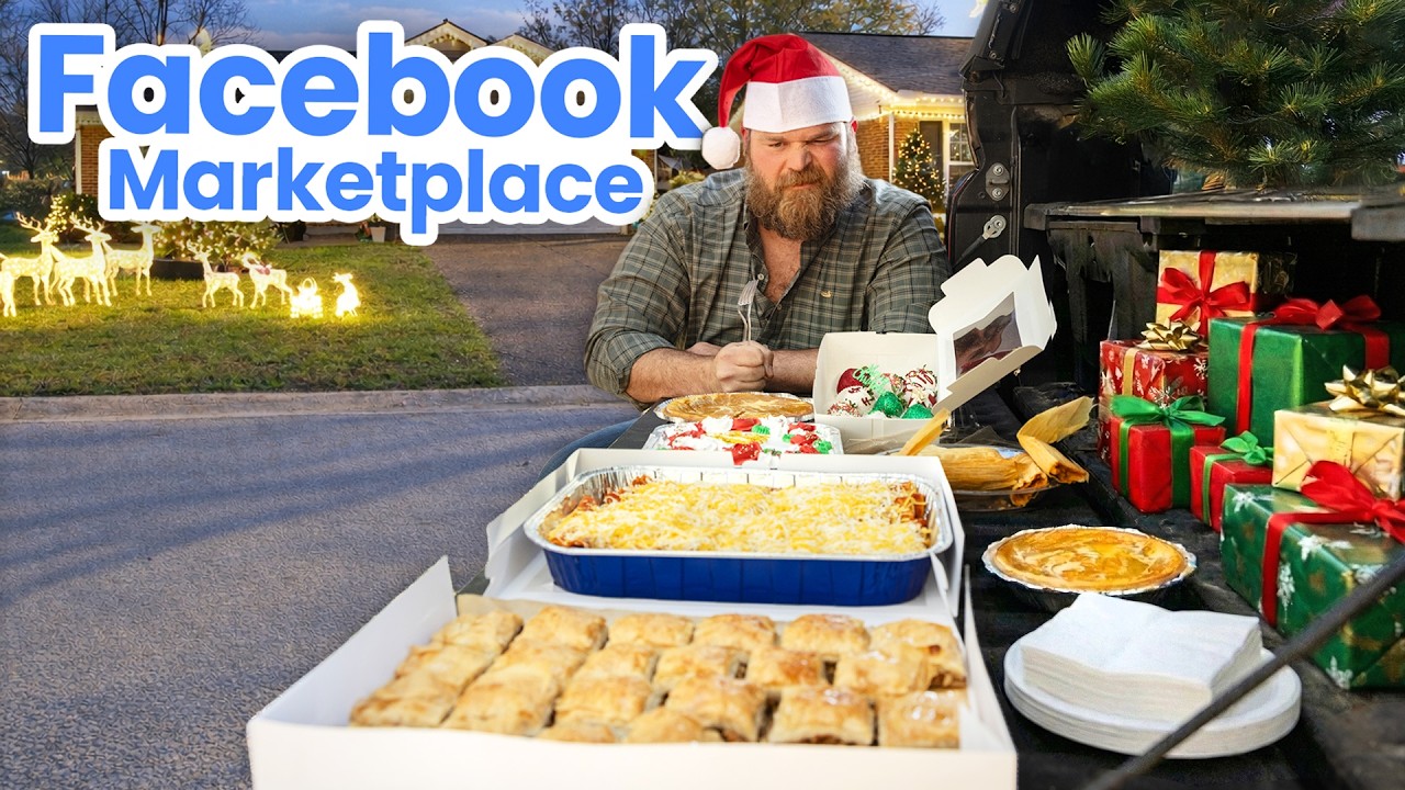 Eating $200 Holiday food off Facebook Marketplace