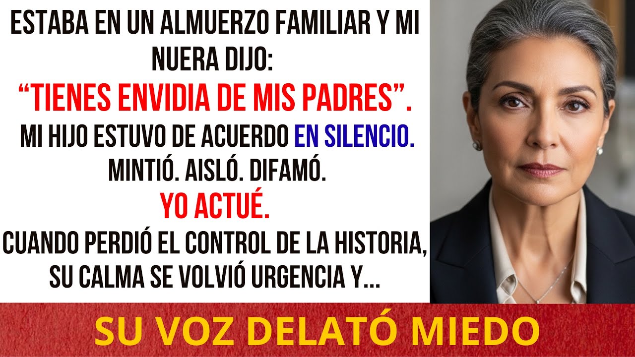 “Tienes envidia de mis padres” mi nuera dijo eso delante de mi hijo