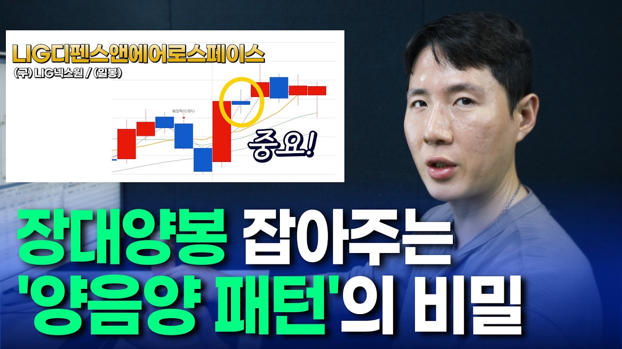장대양봉 잡아주는 '양음양 패턴'의 비밀 #주식 #주도주 #lig넥스원 #양음양 #장대양봉