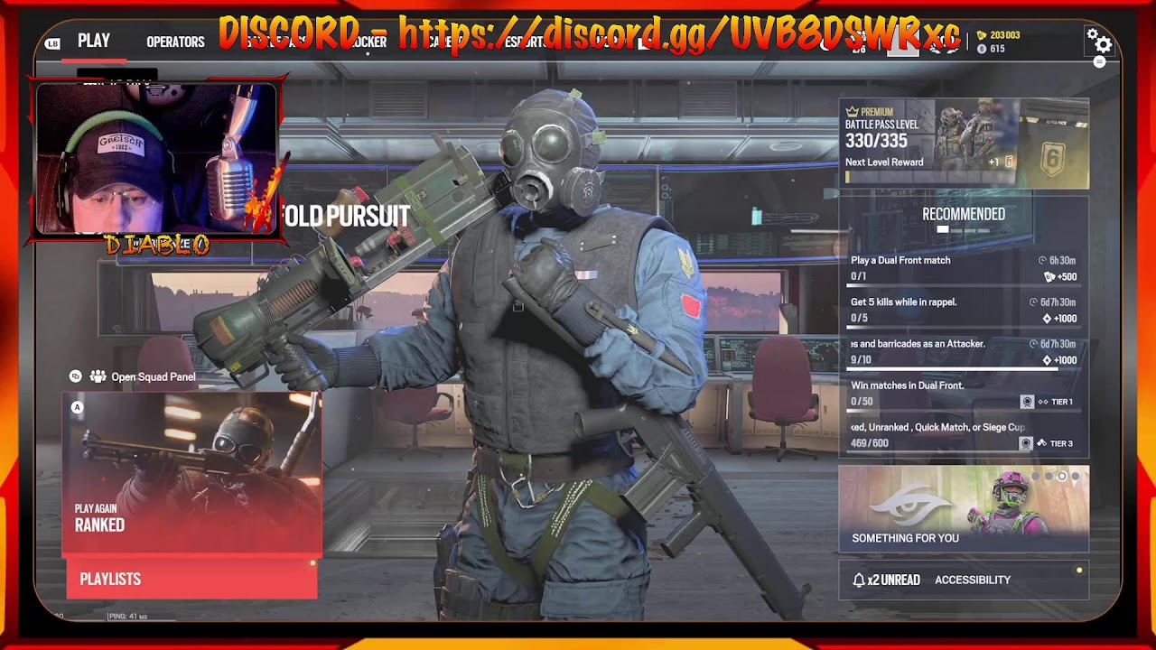 R6 SIEGE CUSTOMz & RANKED! JOIN DISCORD TO PLAY!