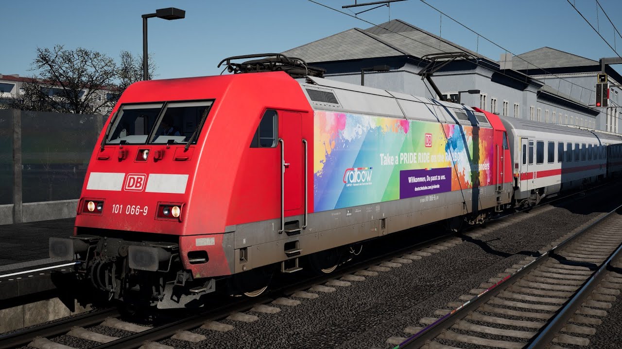 TSW4: Route Learning Salzburg to Rossenheim DB BR 101