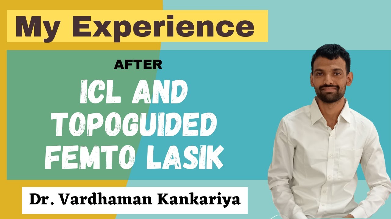 Patient undergoes ICL procedure in Right Eye and Topoguided Femto Lasik Procedure in left Eye | Pune