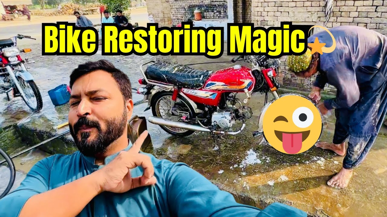 Old Bike Restoration | Complete Wash, Polish & Transformation 😍 | Qays Vlogs ✨