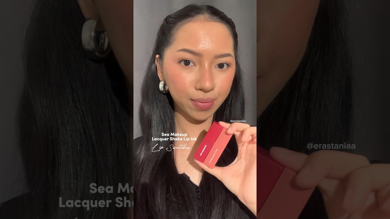 Sea Makeup Lacquer Shake Lip Ink Swatches #lipgloss #lipcream #seamakeup