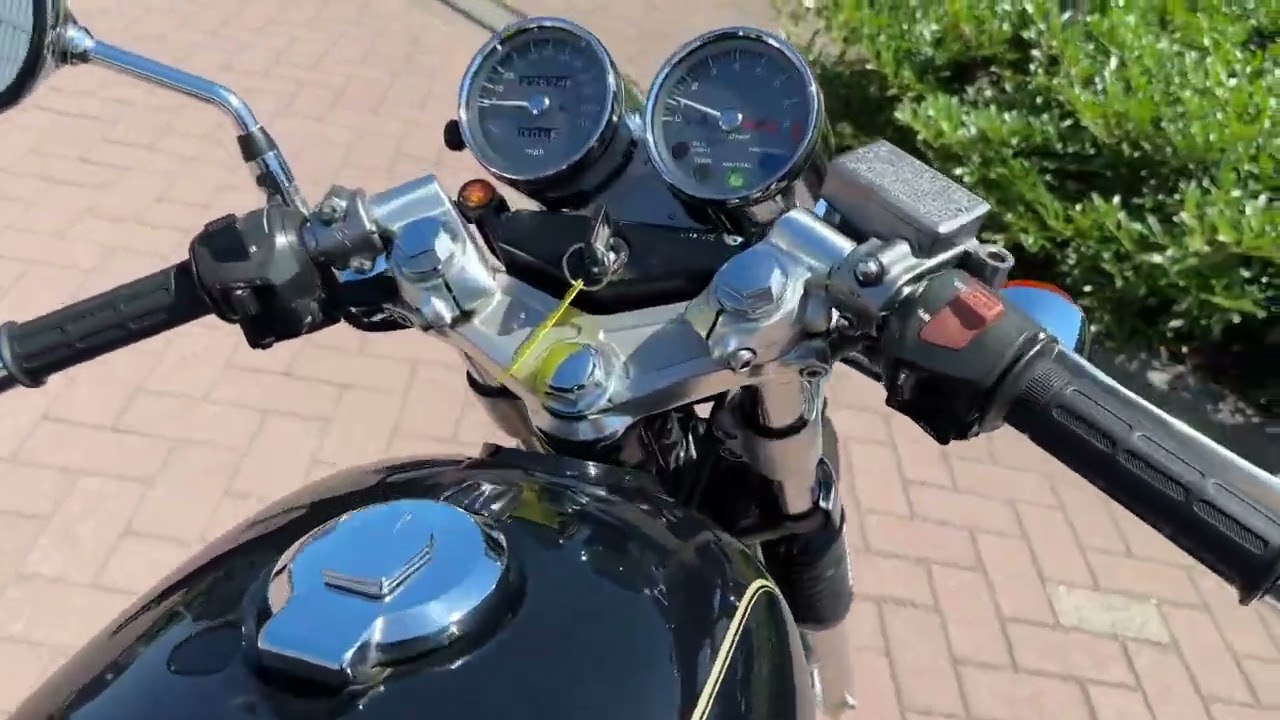 Honda GB500 TT test ride in the street