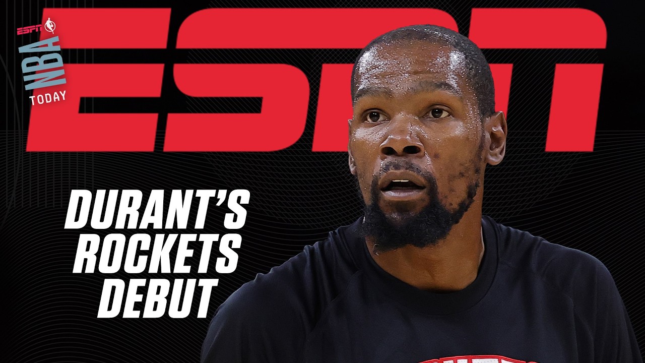 Takeaways from Kevin Durant's Rockets preseason debut and the NBA GM Survey results | NBA Today