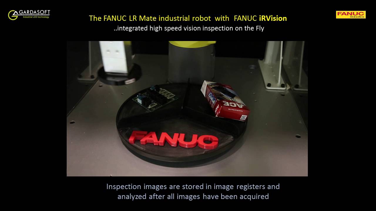 FANUC Robot and iRVision with high speed lighting change