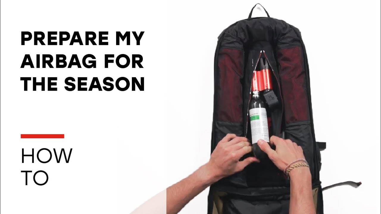 How to prepare my arva airbag backpack for the season