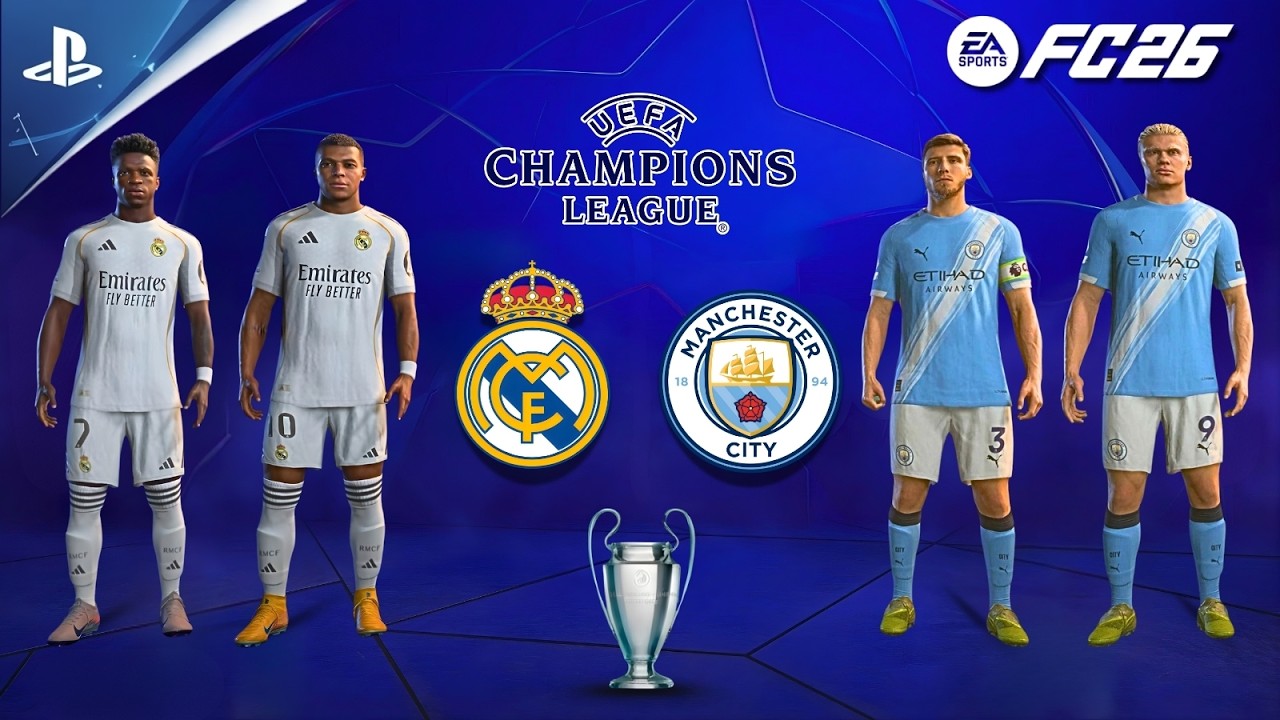 FC 26 | Real Madrid vs Man City | UEFA Champion League Showdown | Jude Bellingham vs Erling Haaland