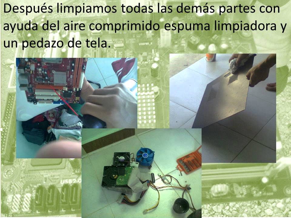 manenimiento a la unidad del sistema
