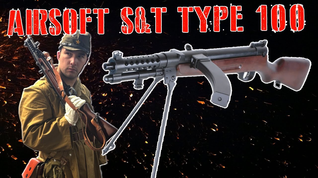 AIRSOFT WW2 JAPANESE SMG TYPE 100 S&T / GAMEPLAY