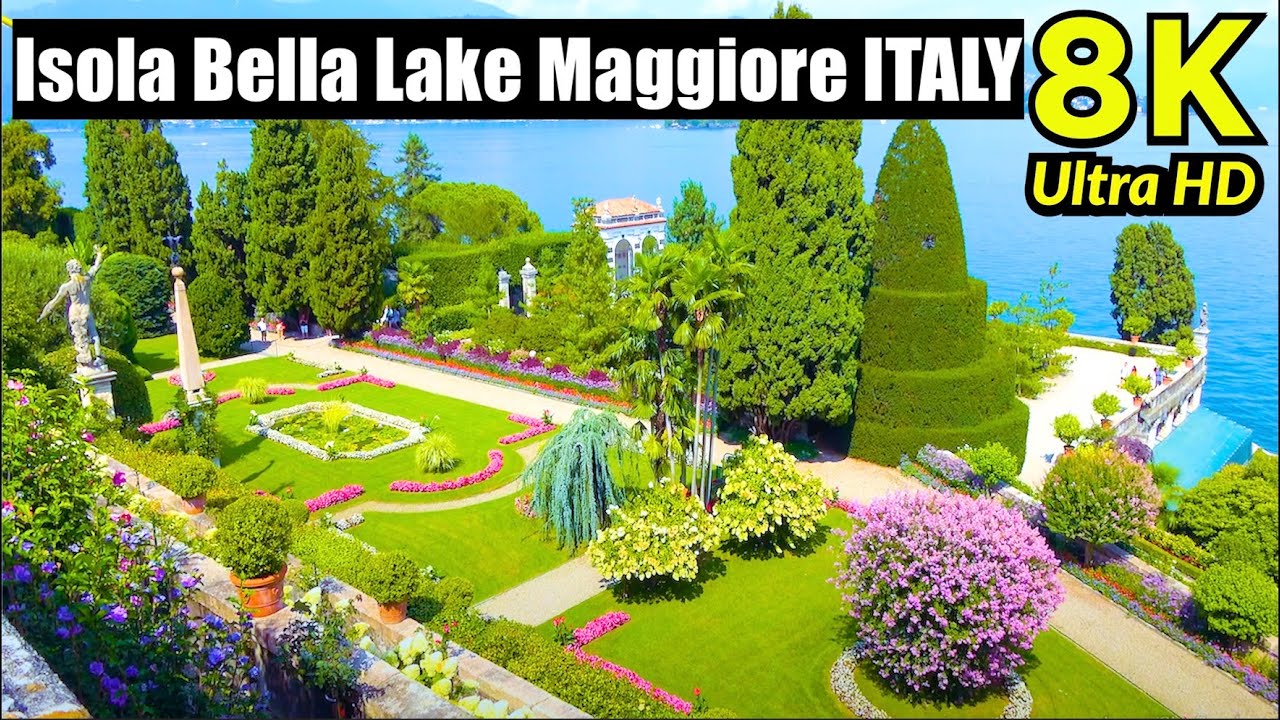 Isola Bella, Lake Maggiore, Italy in 8K UHD