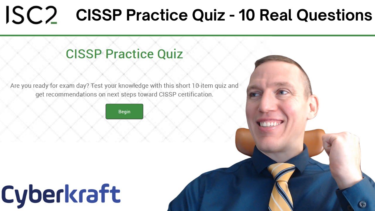 ISC2 CISSP Practice Test - 10 Real Questions!